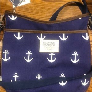 Crossbody with anchor print